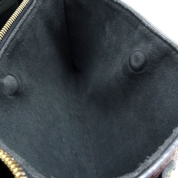 LOUIS VUITTON Monogram Soufflot 2Way Bag Brown Noir - Picture 9 of 10